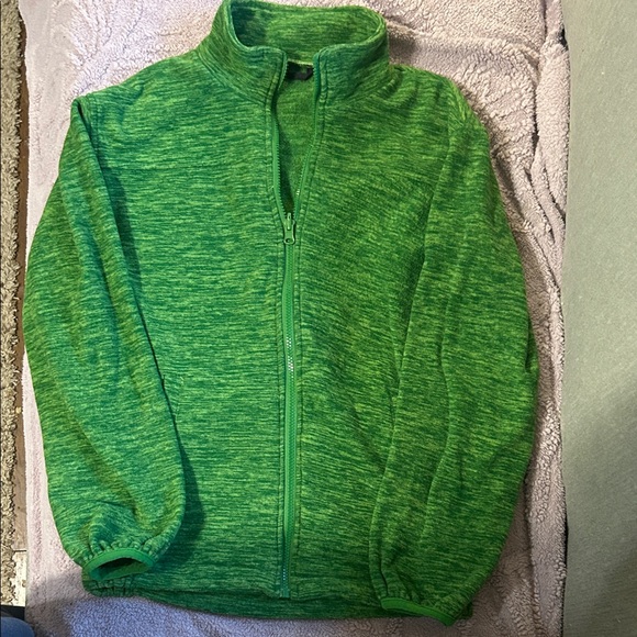 unknown Other - Green Zip-Up Sweater for Men